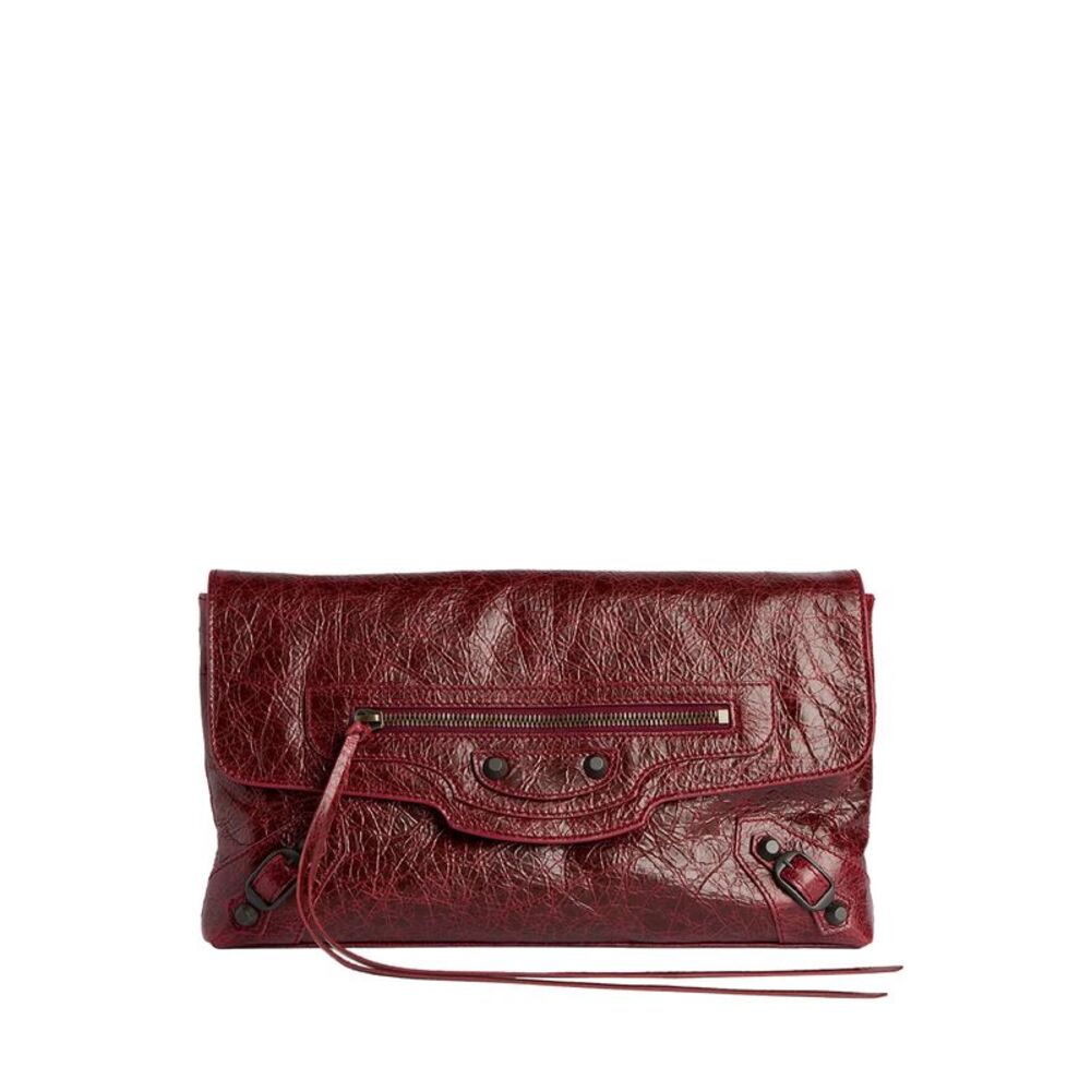 Balenciaga Women Pochette Le City In Pelle Arena